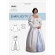 Misses Historical Costume Simplicity Sewing Pattern 9090. 