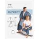 Unisex Sleepwear Simplicity Sewing Pattern 9131. 