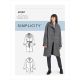 Misses Jacket and Coats Simplicity Sewing Pattern 9187