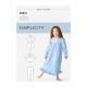 Childrens Robe, Gowns, Top and Trousers Simplicity Sewing Pattern 9216. Age 3 to 8y.