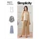Misses Jacket, Top and Trousers Simplicity Sewing Pattern 9271