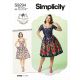 Misses Dress Simplicity Sewing Pattern 9294