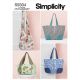 Bags Simplicity Sewing Pattern 9304. One Size.