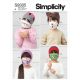 Childrens Headbands, Hat and Face Coverings Simplicity Sewing Pattern 9305. Size S-L.