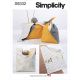 Craft Bags Simplicity Sewing Pattern 9332. One Size.
