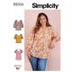 Misses and Womens Tops in Two Lengths Simplicity Sewing Pattern 9334