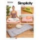 Meditation Cushions Simplicity Sewing Pattern 9364. One Size.