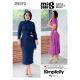 Misses Knit Dress with Sleeve and Length Variations Simplicity Sewing Pattern 9370