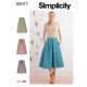 Misses Flared Skirts Simplicity Sewing Pattern 9377