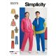 Unisex Oversized Knit Hoodies, Trousers and Tees Simplicity Sewing Pattern 9379. Size XS-XXL.
