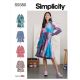 Misses Sweatshirt Dresses Simplicity Sewing Pattern 9380. Size XS-XL.