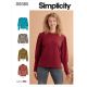 Misses Knit Tops Simplicity Sewing Pattern 9385