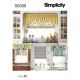Roman Shades and Valances Simplicity Sewing Pattern 9399. One Size.