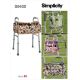 Walker Accessories, Bag and Organizer Simplicity Sewing Pattern 9400. One Size.