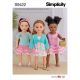 18 Inch Doll Clothes Simplicity Sewing Pattern 9422. One Size.
