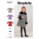 Childrens Coat Simplicity Sewing Pattern 9461. Age 3 to 8y.
