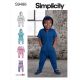 Toddlers Knit Jumpsuit Simplicity Sewing Pattern 9486. Age 6m to 4y.