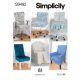 Chair Slipcovers Simplicity Sewing Pattern 9495. One Size.
