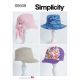 Adult and Kids Hats Simplicity Sewing Pattern 9509. Size XS-L.