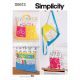 Backpacks, Reading Pillow, Bed Organizer Simplicity Sewing Pattern 9513. One Size.