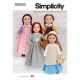 18 Inch Doll Clothes Simplicity Sewing Pattern 9516. One Size.