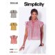 Misses Tops Simplicity Sewing Pattern 9546. Size 4-16.
