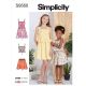 Girls Dress, Top and Skirt Simplicity Sewing Pattern 9560