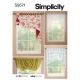 Window Valances and Swags Simplicity Sewing Pattern 9571. One Size.