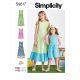 Girls Jumpsuit, Romper and Dress Simplicity Sewing Pattern 9617