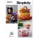 Fabric Baskets by Carla Reiss Design Simplicity Sewing Pattern 9623. One Size.