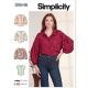 Misses Button Down Top Simplicity Sewing Pattern 9646