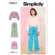 Girls Jacket, Trousers and Skirt Simplicity Sewing Pattern 9654
