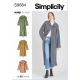 Misses Hooded Coats and Jacket Simplicity Sewing Pattern 9684