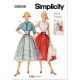Misses Vintage Skirt, Blouse and Jacket Simplicity Sewing Pattern 9699