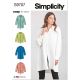 Misses Shirts Simplicity Sewing Pattern 9707