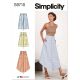Misses Skirts Simplicity Sewing Pattern 9710