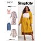 Womens Knit Top, Cardigan and Skirt Simplicity Sewing Pattern 9717