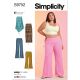 Womens Knit Skirts and Trousers Simplicity Sewing Pattern 9752