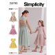 Girls Dresses Simplicity Sewing Pattern 9799