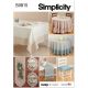 Tabletop Decor Simplicity Sewing Pattern 9815. One Size.