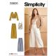 Misses Trousers Camisole and Cardigan Simplicity Sewing Pattern 9826