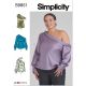 Misses and Womens Tops Simplicity Sewing Pattern 9851