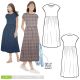 Montana Midi Dress Style Arc Sewing Pattern 003. 