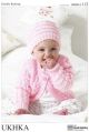 Baby Cardigans, Hat and Blanket UKHKA Knitting Pattern 112. Prem to 12 months.