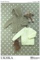Baby Sweater and Jacket UKHKA Knitting Pattern 56. 3 months to 6 years.