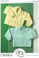 Baby Cardigan and Sweater UKHKA Knitting Pattern 66. Newborn to 6 years.