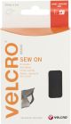 Velcro Sew-On Tape. 20mm x 1m. Black