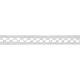 Bowtique White Straight Edge Cotton Lace. 8mm x 5m Roll.