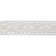 Bowtique Cream Cable Effect Cotton Lace. 20mm x 5m Roll.