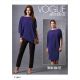 Misses Top, Trousers and Skirt Vogue Sewing Pattern 1665. 